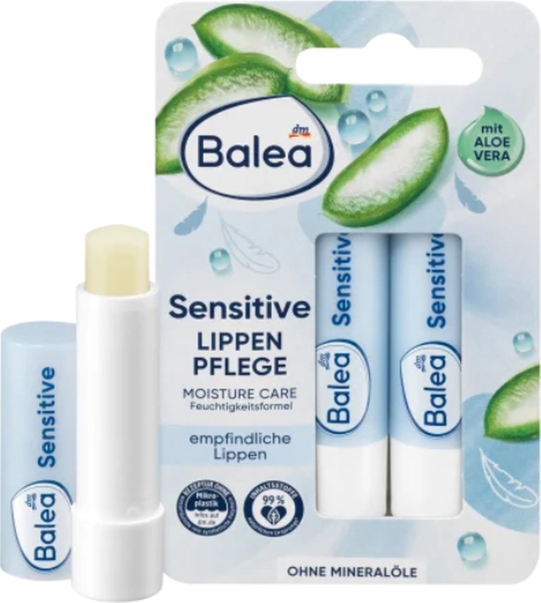Goedkoopste Balea Lipverzorging Sensitive - 9,6 g