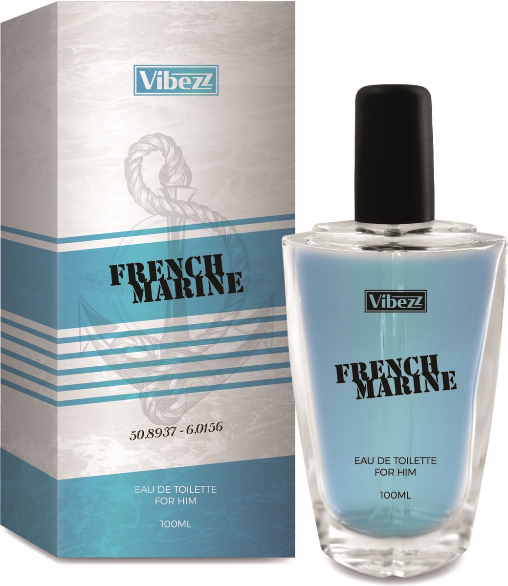 Goedkoopste Vibezz-French Marine-Eau de Toilette For Him-100ml