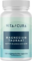 VitaCura® Magnesium Tauraat + B6 - 180 vegetarische capsules