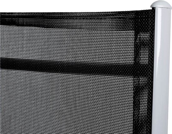 Casaria Tuinset - 6 Personen Aluminium 6 stoelen 1 Tafel - Zilver