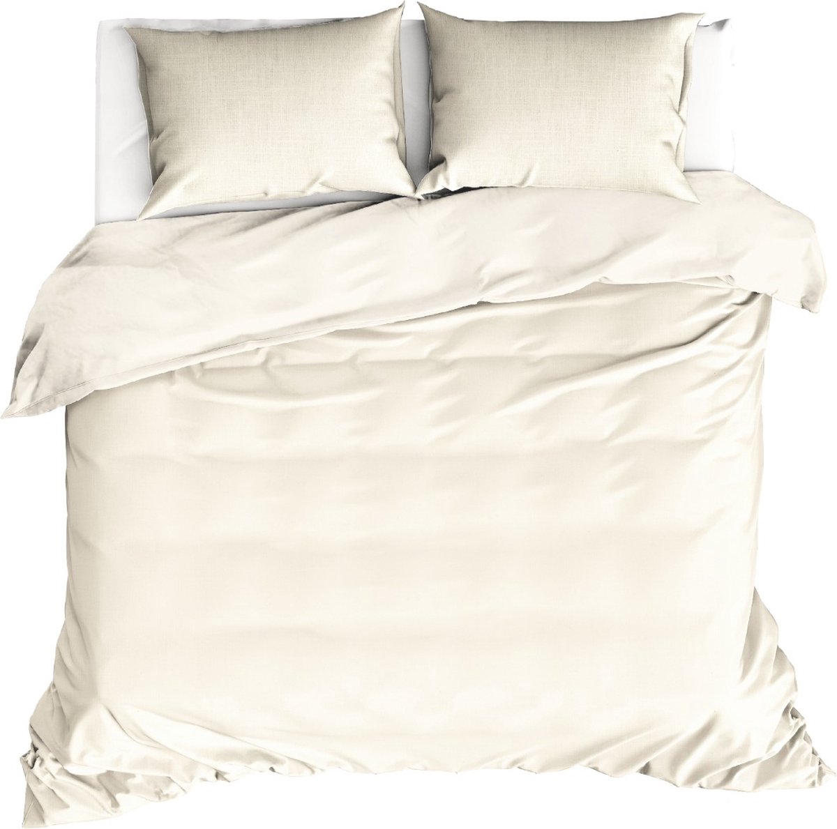 Linolux Dekbedovertrek Linen White 1 persoons