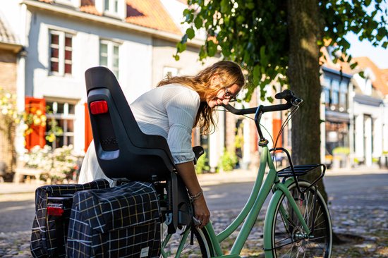 Steco Bagagedrager verlenger Tas-Mee - voor fietstassen - mat zwart