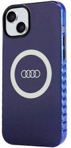 Audi IML Big Logo Back Case (MagSafe Compatible) - Geschikt voor Apple iPhone 15 Plus (6.7") - Blauw