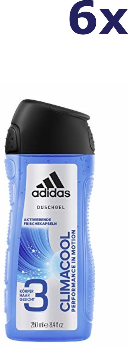 Goedkoopste 6x Adidas Climacool Men Douchegel 250 ml