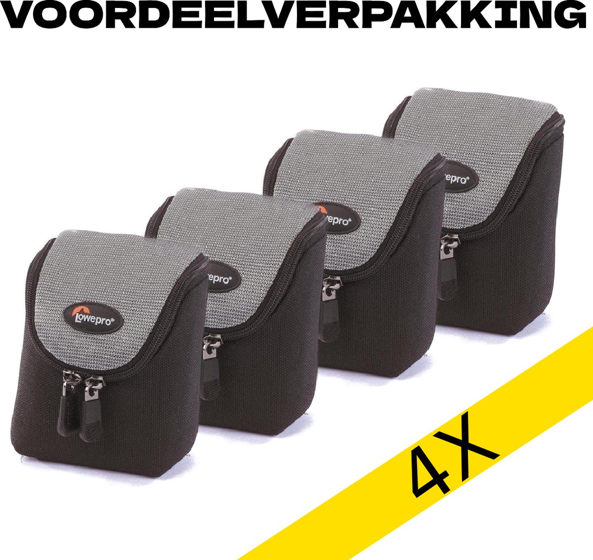 4x Lowepro D-Res 10 AW Cameratas - VOORDEELVERPAKKING