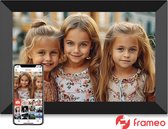 Bol.com Digitale Fotolijst met Glazen Display - 10.1 inch - Wifi en Frameo App - Energiezuinig - Digitale Fotokader - Digitaal f... aanbieding