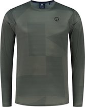 Rogelli ADVNTR Core MTB Shirt Heren - Lange Mouwen - Groen / Zwart - Maat 3XL