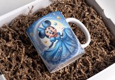 Beker minnie mouse blauw