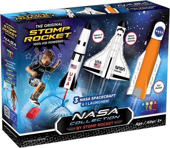 Stomp Rocket | Luchtraket | NASA Collection by Stomp Rocket | Buitenspeelgoed | Mix Kleuren |