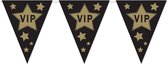 VIP feestslinger/vlaggenlijn - 360 x 30 cm - zwart/goud - van papier
