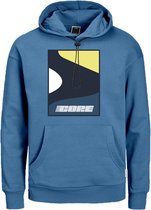 JACK&JONES JCOFAST PRINT SWEAT HOOD SMU Heren Trui - Maat XL