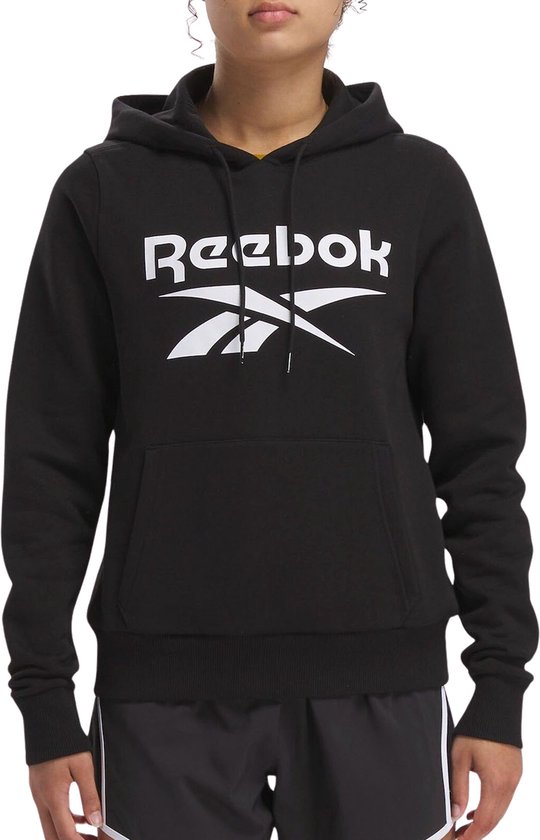 Reebok RI BL FLEECE HOODIE - Heren trui - Zwart - Maat M