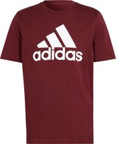 Adidas essentials big big logo t-shirt in de kleur rood.