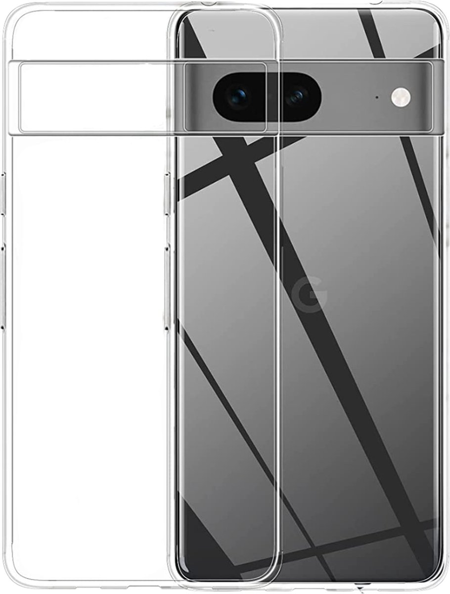 Hoesje voor Google Pixel 7 backcover Shockproof siliconen Transparant