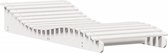 vidaXL - Ligbed - 205x80x31,5 - cm - massief - grenenhout - wit