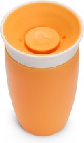Munchkin Miracle Anti-Lek 360° Drinkbeker - Sippy Cup - Oefenbeker voor Baby en Kind - 296ml - Oranje
