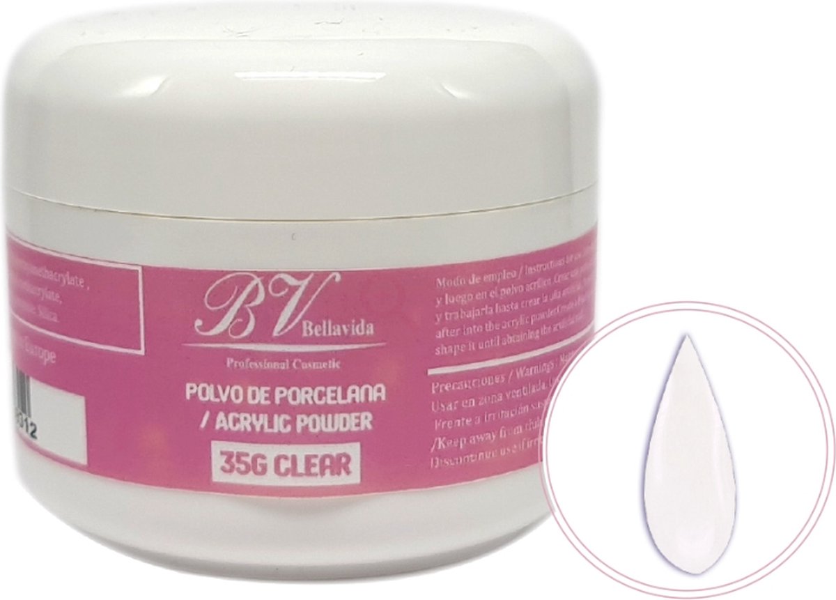 Goedkoopste Acrylic Powder 35g Clear