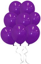 LUQ - Luxe Paarse Helium Ballonnen - 50 stuks - Verjaardag Versiering - Decoratie - Feest Latex Ballon Paars
