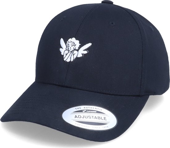 Hatstore- Tiny Angelic Fairy Curved Black Adjustable - Abducted Cap