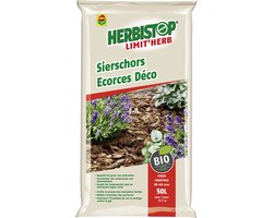Herbistop Limit'Herb Sierschors - 100% natuurlijk - type : pinus maritima 20-40 mm - beperkt onkruidgroei - zak 50L - Budgetkeuze
