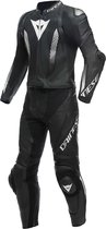 Dainese Laguna Seca 5 2Pcs Leather Suit Black Black White 52 - Maat - Racepak