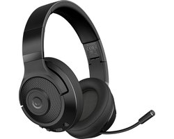 Lorgar Noah 500 - Bluetooth headset voor PC, MAC en meer - Noise cancelling microfoon - 3D surround sound - 58 Uur - Intrekbare microfoon - Verlichting - Zwart