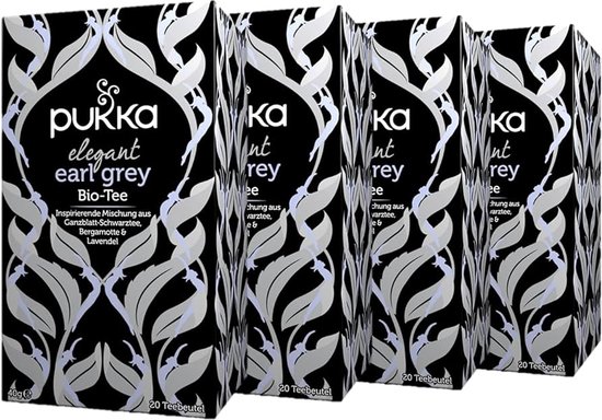 Pukka thee earl grey bio 4x 20 zakjes