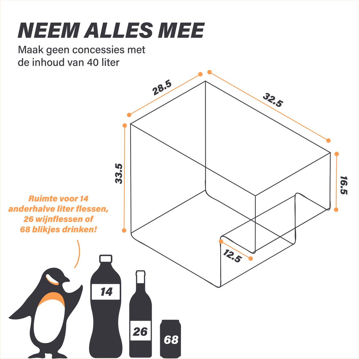 KOEL Crate 40L - Elektrische Compressor Koelbox met App-bediening - 12V Auto Accu en 220V/230 Volt - Frigobox & Coolbox voor Camping - Koelkast & Vriezer tot -20°C – foto 4