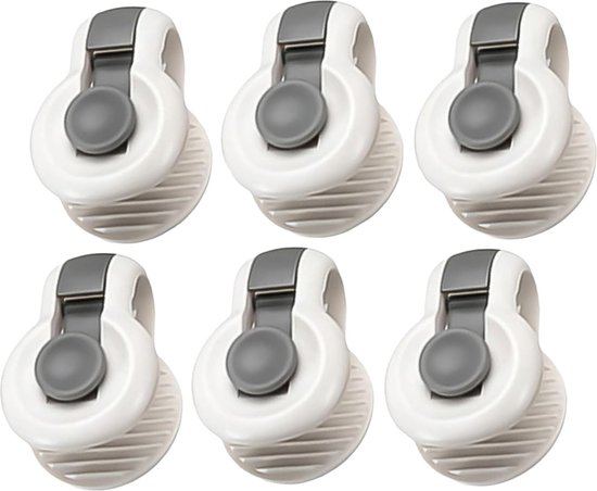 Clips de Dekbed BOTC - Clips de Dekbed robustes - 6 PCS - Clips de Dekbed - Pinces de couette - Grijs