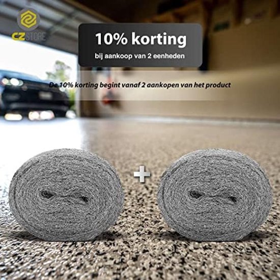 staalwol glas schoonmaken