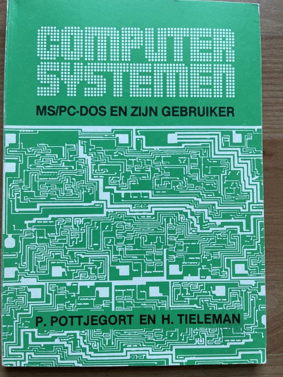 Computersystemen ms/pc-dos en gebr.