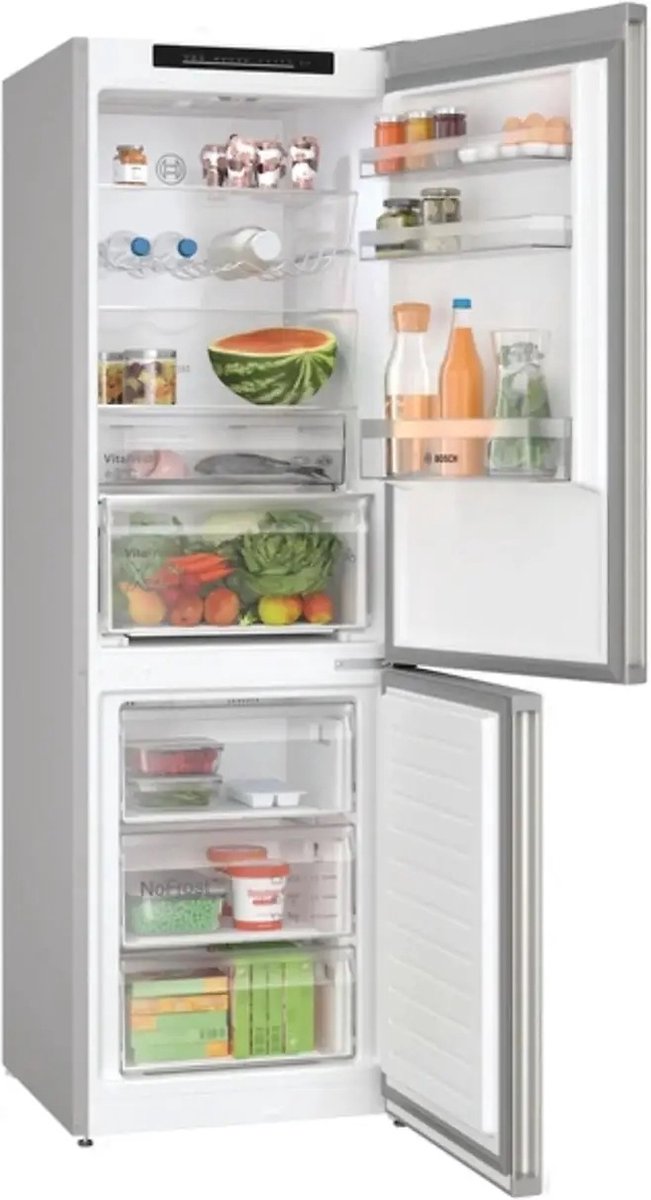 Bosch KGN362IDF Koel-vriescombinatie Zilver