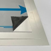 Aluminium vlakke plaat - 3mm - 500x500mm