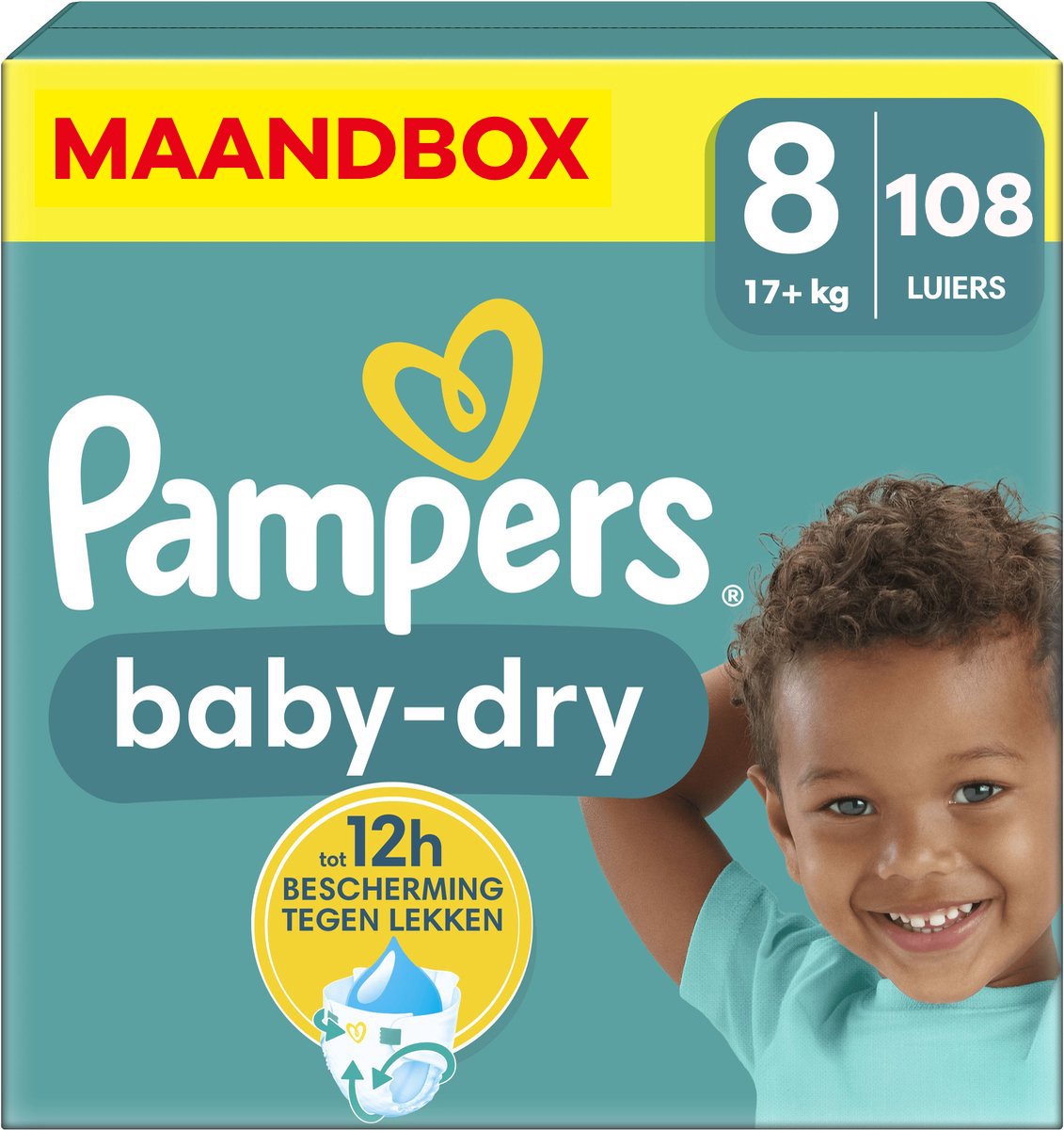 Pampers Baby-Dry Maandbox maat 8