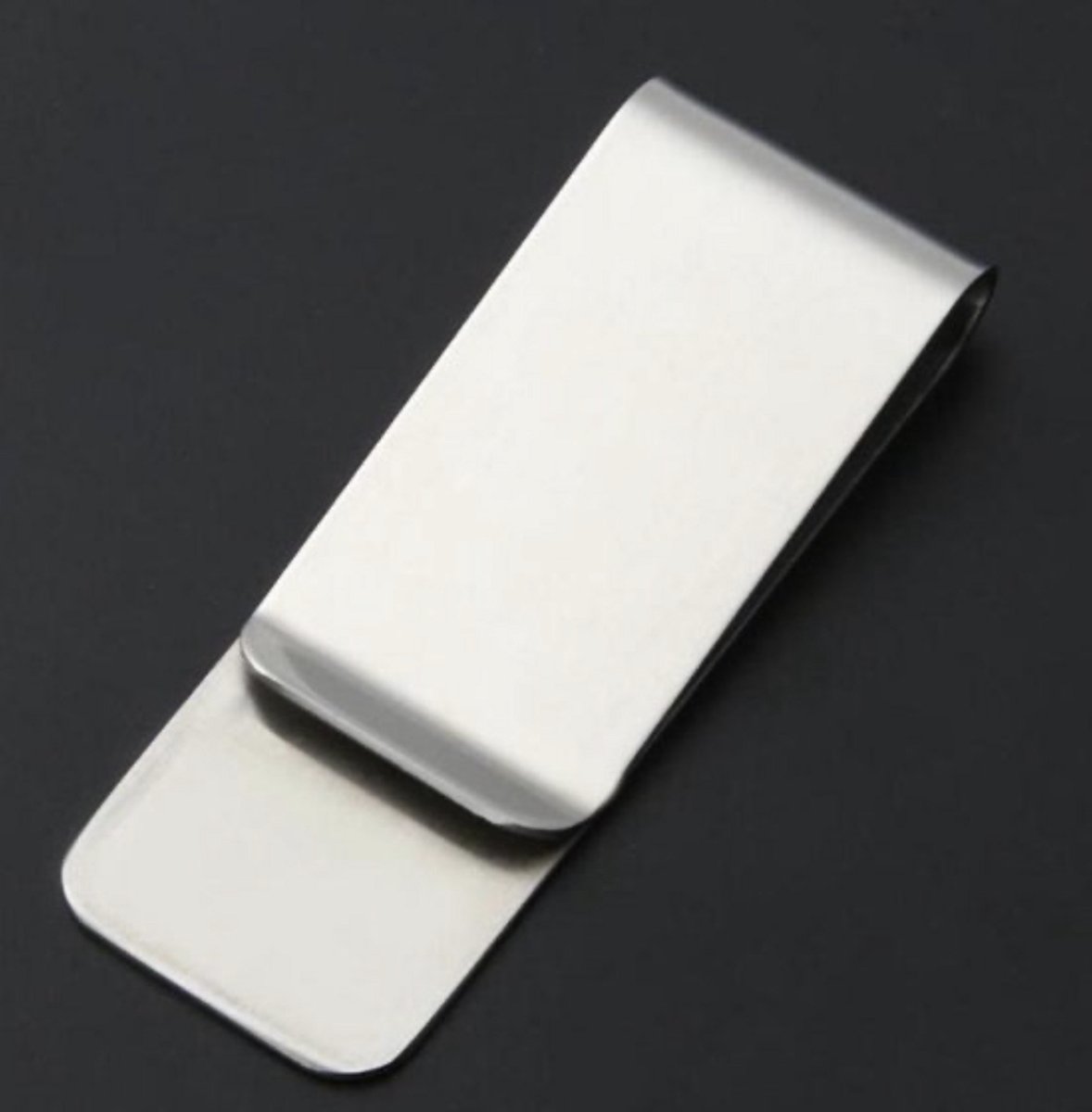 Knaak Roestvrijstalen Geldclip - Compact & Elegant - Voor Biljetten en Pasjes