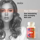 Sevich - haar vitamines - Haarolie - haar serum- haarpoeder - Aloë Vera Oil - Morocco Oil- Vitamines A, C, E en B5 - Haarvoeding - 30 Capsules-100% Vegan- Resultaat in een maand!