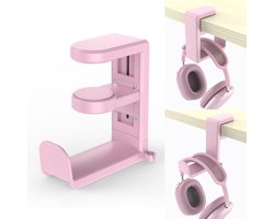 Koptelefoon Houder voor onder Bureau - Koptelefoon Standaard - Verstelbare Headset Stand - Headset Hanger - Headset Standaard - Koptelefoon Haak - Hoofdtelefoon Hanger