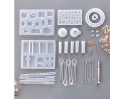 Epoxy Resin Giethars Starterspakket | Hobbypakket | Siliconen Mallen | EXCLUSIEF GIETHARS