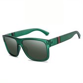 Livano Polaroid Zonnebril - Zonnenbrillen - Zonnenbril - Sun Glasses - Sunglasses - Techno Bril - Rave & Festival - Premium Quality - Donkergroen