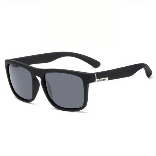 Livano Polaroid Zonnebril - Zonnenbrillen - Zonnenbril - Sun Glasses - Sunglasses - Techno Bril - Rave & Festival - Premium Quality - Zwart/Zilver