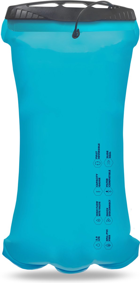 Drinkzak - Waterzak - Drinkreservoir 2.0 liter + Geïsoleerde Drinkslang — afbeelding 4