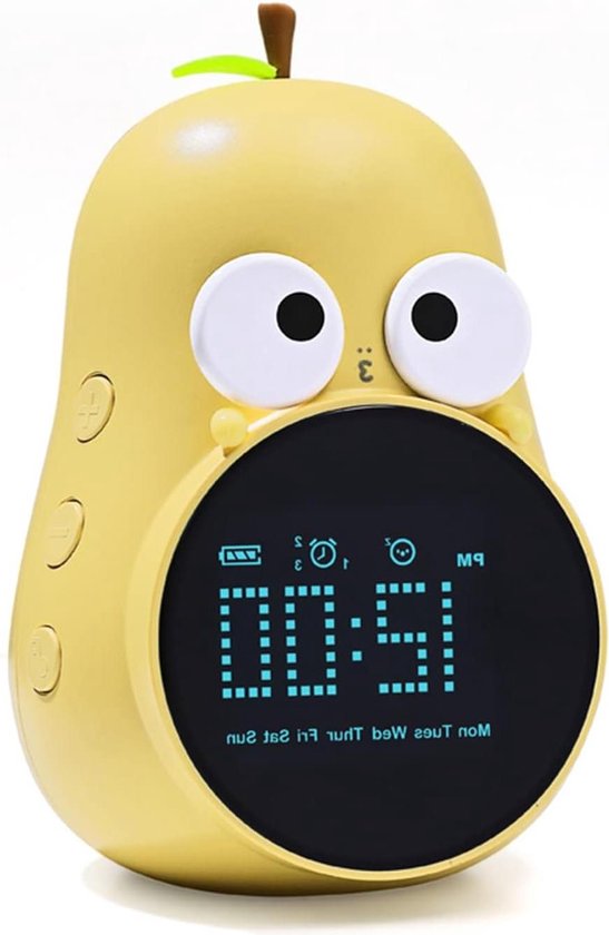 Slaaptrainer - Kinderwekker Met Wake Up Light - Slaapwekker Met Nachtlamp En Timer Functie Slaap Trainer Voor Kinderen Kinder Wekker Met Automatische Uitschakeling