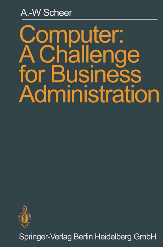 Computer: A Challenge for Business Administration - cover