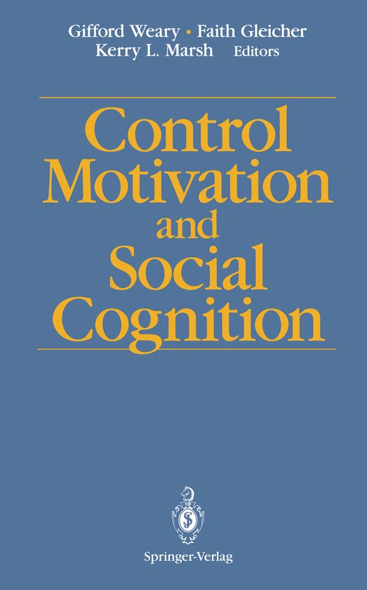 Control Motivation and Social Cognition - cover