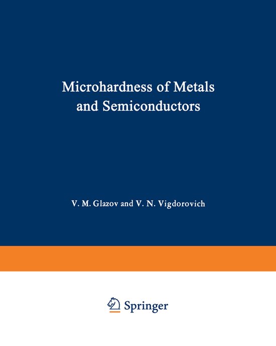 Microhardness of Metals and Semiconductors - cover