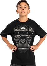 Venum Gorilla Jungle Katoenen T-shirt Kinderen Zwart Wit Kids - 12 Jaar