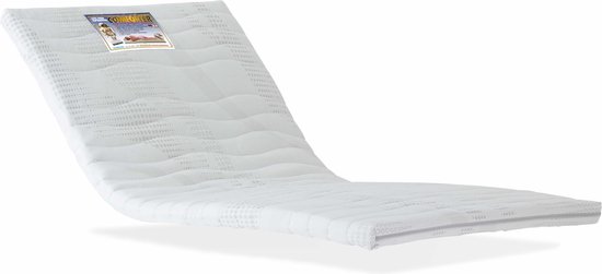 Comforter|topper NASA-VISCO-Traagschuim topmatras|6,5cm dik|CoolTouch VISCO VENTI-foam Topdek matras 70x200 cm
