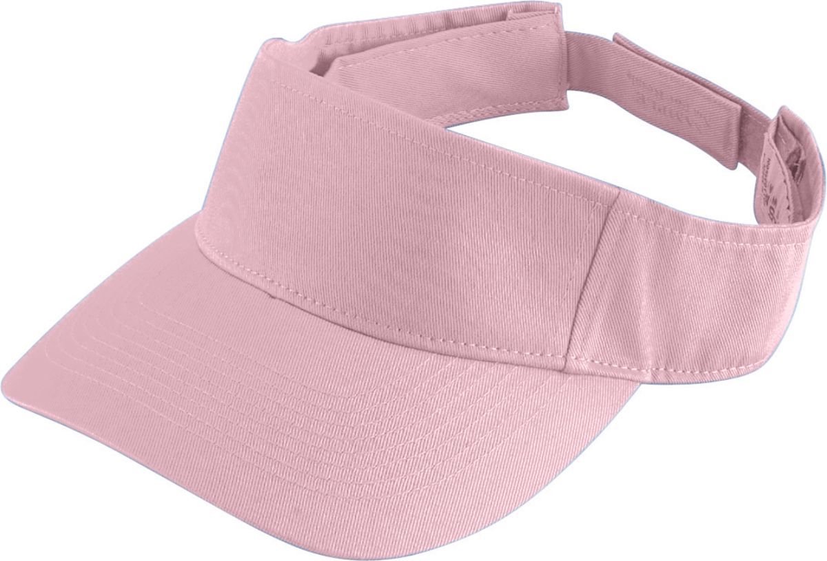Augusta Sportswear - Zonneklep - Dames - Verstelbaar - Klittebandsluiting - Katoenen Zweetband - Volwassenen - Roze