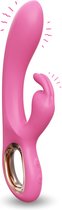 Ivy Lux Aelia - Rabbit Tarzan Vibrator - Vibrators voor Vrouwen - Clitoris & G-spot Stimulator - Sex Toys voor vrouwen - Erotiek - Sextoys - Beste Vibrator voor vrouwen - ROZE 22 cm