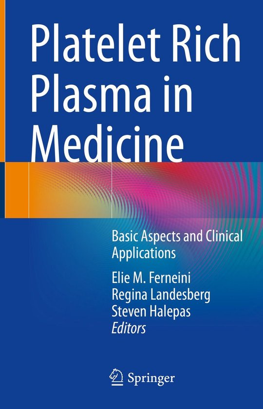 Platelet Rich Plasma in Medicine - cover